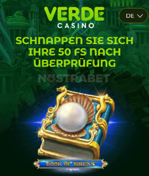 Verde Casino Bonus ohne Einzahlung