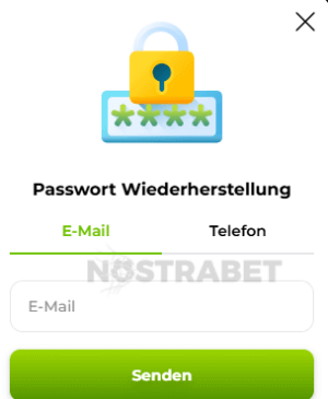 Verde Casino Passwort zurück