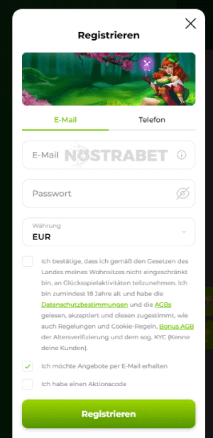 Verde casino Registrierung