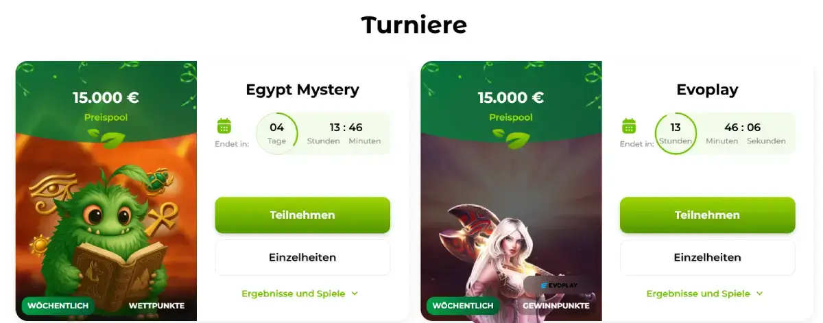 Verde Casino Turniere
