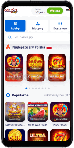 Vulkan Vegas Mobilne opcje gry