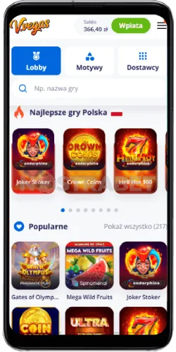 Vulkan Vegas Mobilne opcje gry