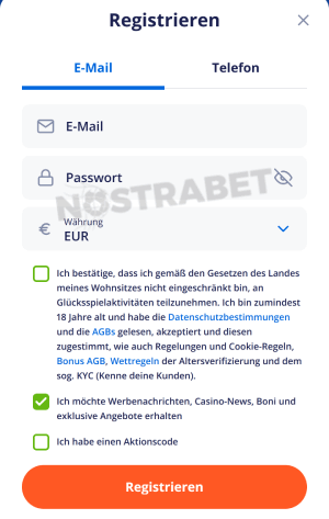 Vulkan Vegas Registrierung mobile