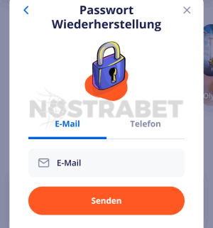 Vulkan Vegas Passwort zurücksetzen mobile