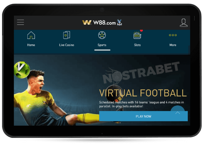 W88 Prestige with Mobile Application For Football Betting