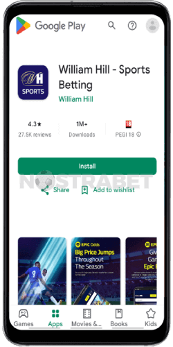 william hill android app play store