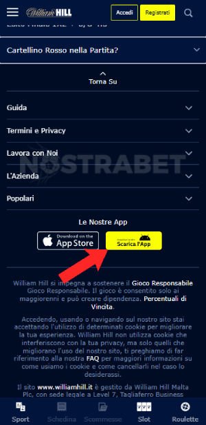 Scarica william hill android