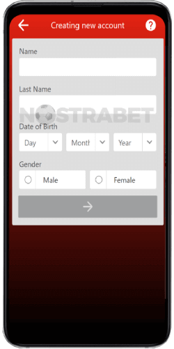 Winbet mobile registration for Android