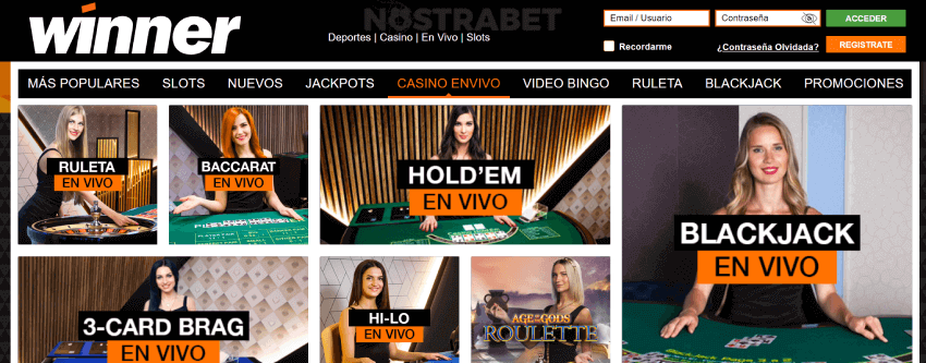 Winner.mx casino en vivo