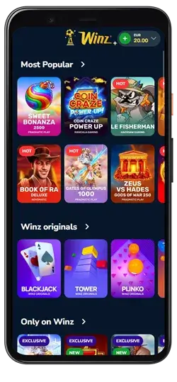 winz casino mobile app