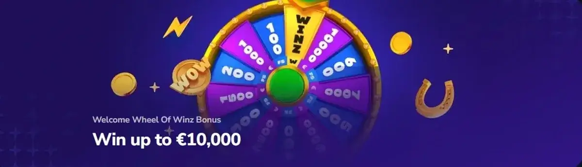 winz welcome bonus wheel