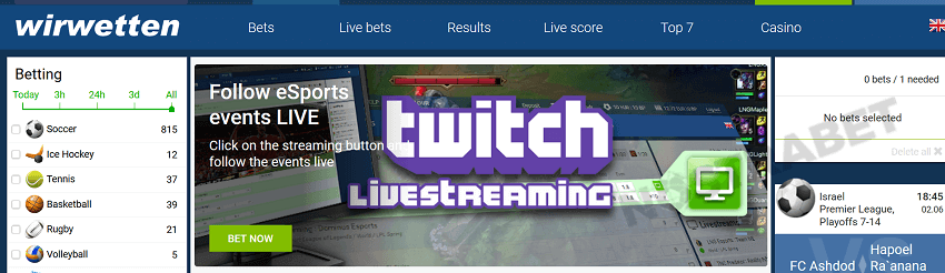Wir Wetten esports