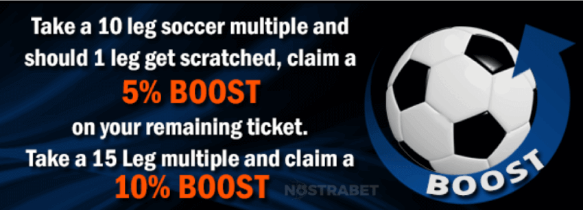 world sports betting soccer boost promo