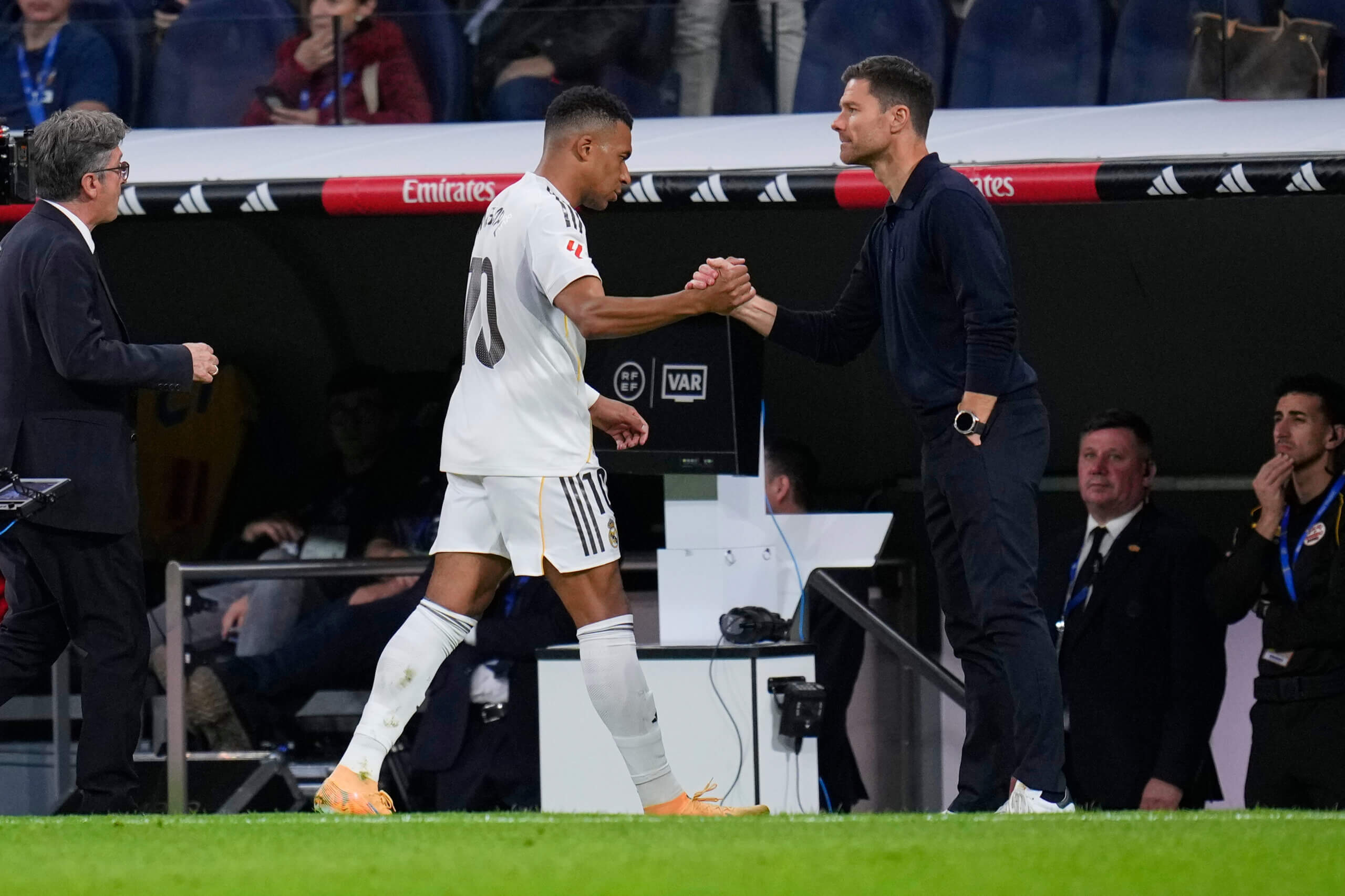 Шаби Алонсо и Килиан Мбапе