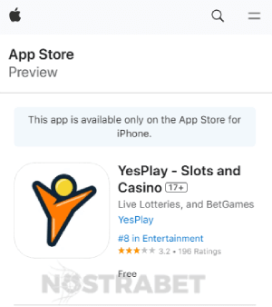 yesplay app for iOS