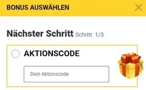 bonuscode eingeben zet casino