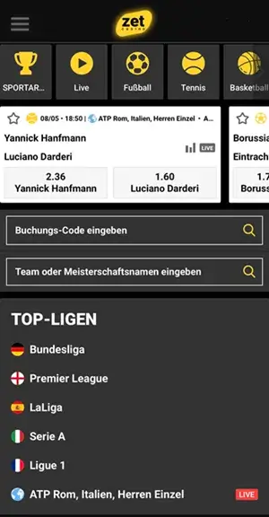 zet casino sportabteilung