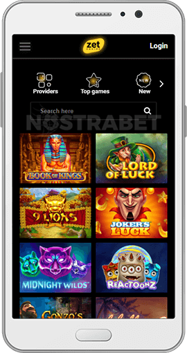 ZetCasino Mobile