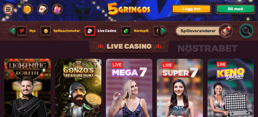5gringos live casino