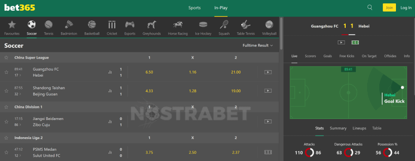 bet365 live betting india