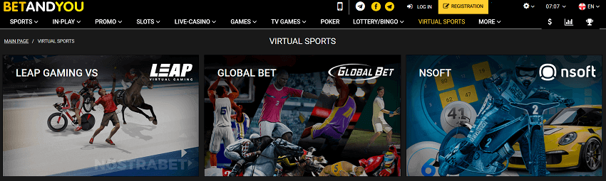 Betandyou virtual sports