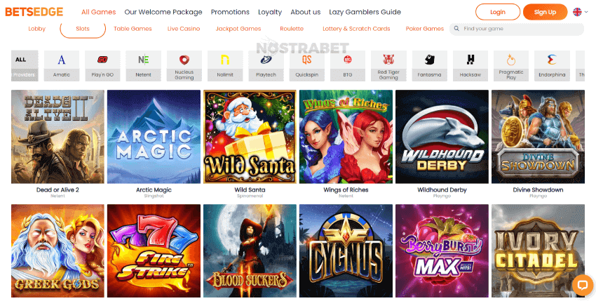BetsEdge Casino Games