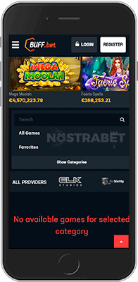 Buff.bet mobile live casino