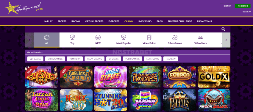 Hollywoodbets Casino Games