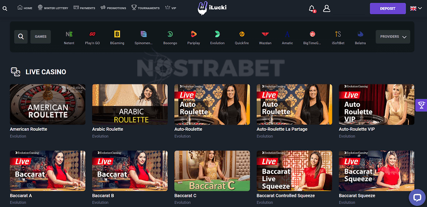 iLucki live casino