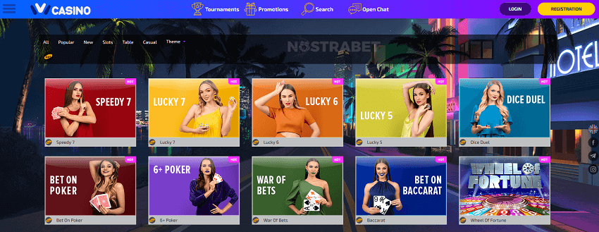 IviCasino TV games