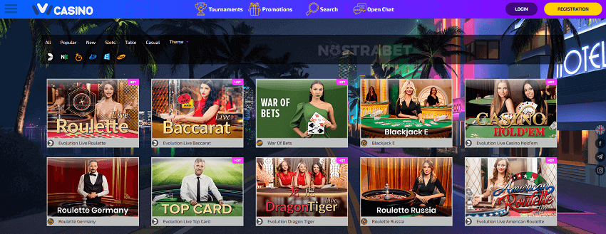 iVi live casino