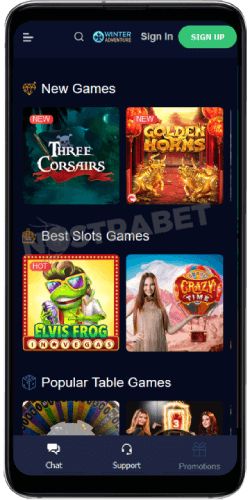 mBit Casino Mobile Version