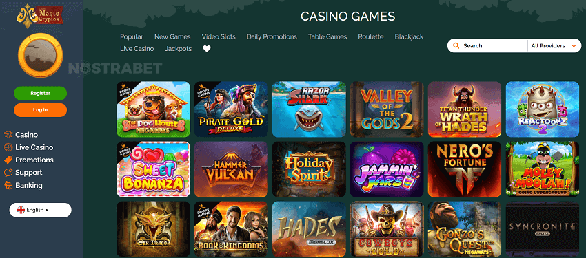 Casino monte cryptos avis