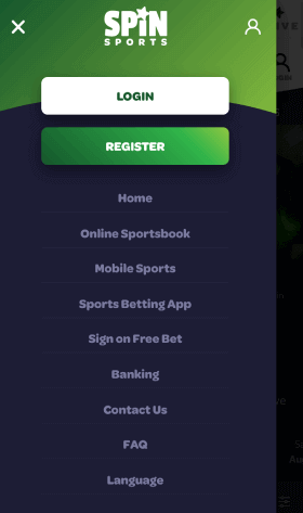 spinsports mobile app for android and ios