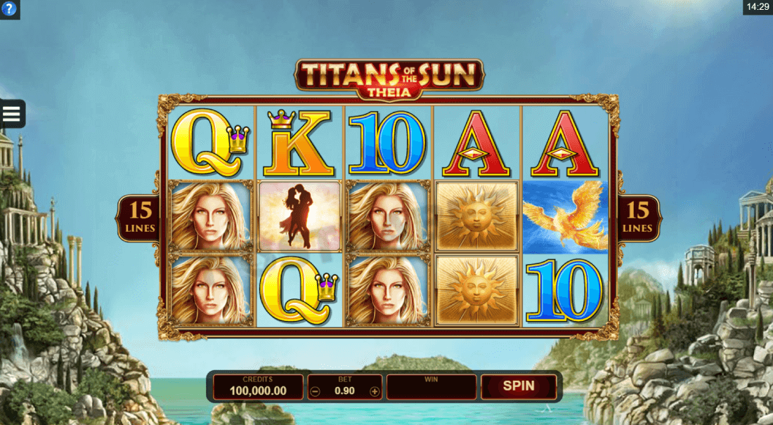 tytans of the sun theia slot gameplay