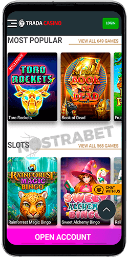 Trada Casino App