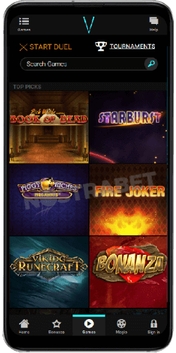 VooDoo Dreams mobile casino