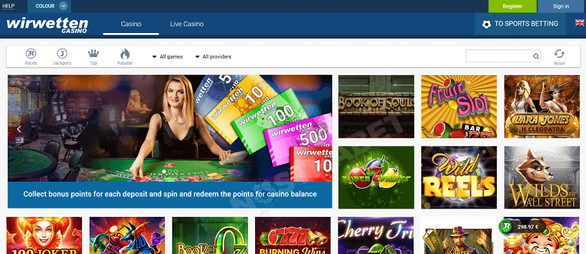 Wetten com casino bonus no deposit